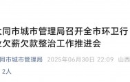 大同陷环卫工欠薪风波：当地环卫月薪如何？有人到手2140元