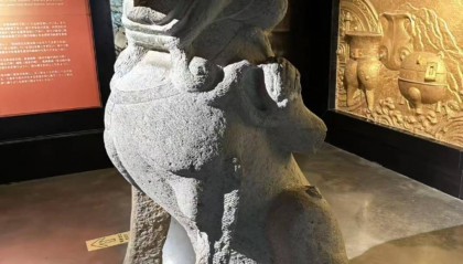 安徽乡村17年前丢失的石狮子出现在徐州一博物馆？社区干部：已经向两地警方报警