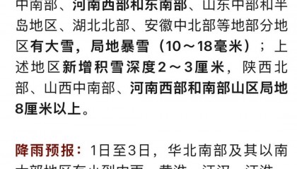 暴雪！大暴雪！河南大范围雨雪明天上线