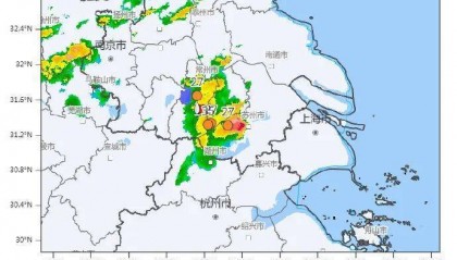 上海今日将现局部大雨到暴雨,注意防风防雨防雷电!后半周“秋老虎”要来
