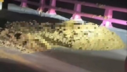 贵阳一网红飙车路段被村民用粪便封路？当地回应：村民拉肥料时不慎洒漏