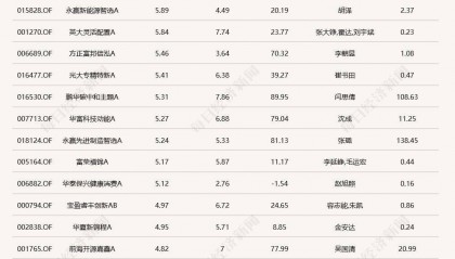 A股延续反弹,但仍有9只基金单日跌逾6%