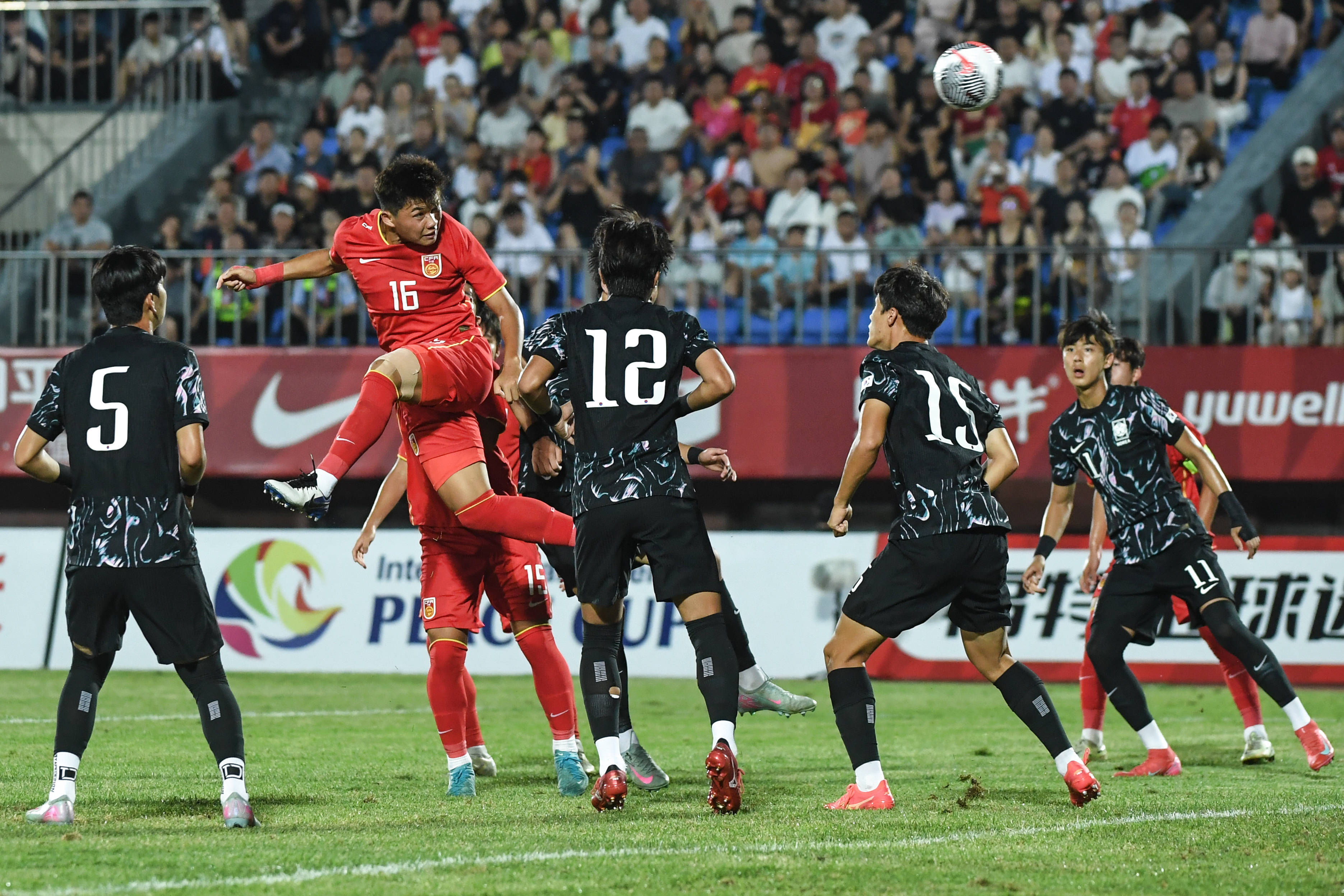沈阳国际足球锦标赛丨中国U16队不敌韩国U16队