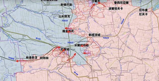 俄军从北到南全线同步推进,红军城告急,乌军北部通道被切断